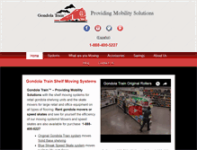 Tablet Screenshot of gondolatrain.com